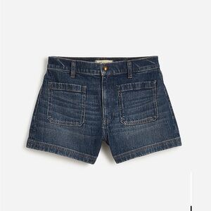 NWT Madewell The Denim Emmett Short: Patch Pocket Edition Size 29 Archibald Wash